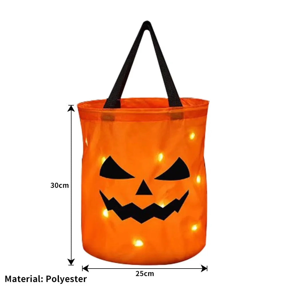 イベント・ハロウィングッズ|LEDライト付きハロウィントリックバスケット