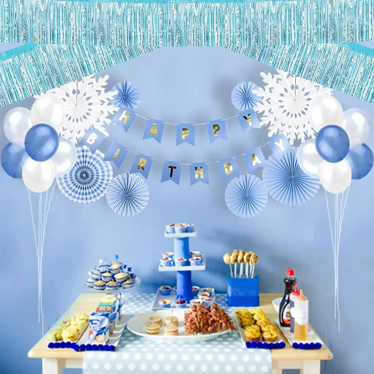 クリスマスガーランド|イベント・クリスマス装飾| ホイルフリンジガーランド 30x300cm