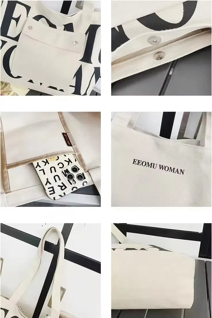 |イベント・ノベルティ用品 | 大容量キャンバスショルダーバッグ | W46×H31×D12㎝