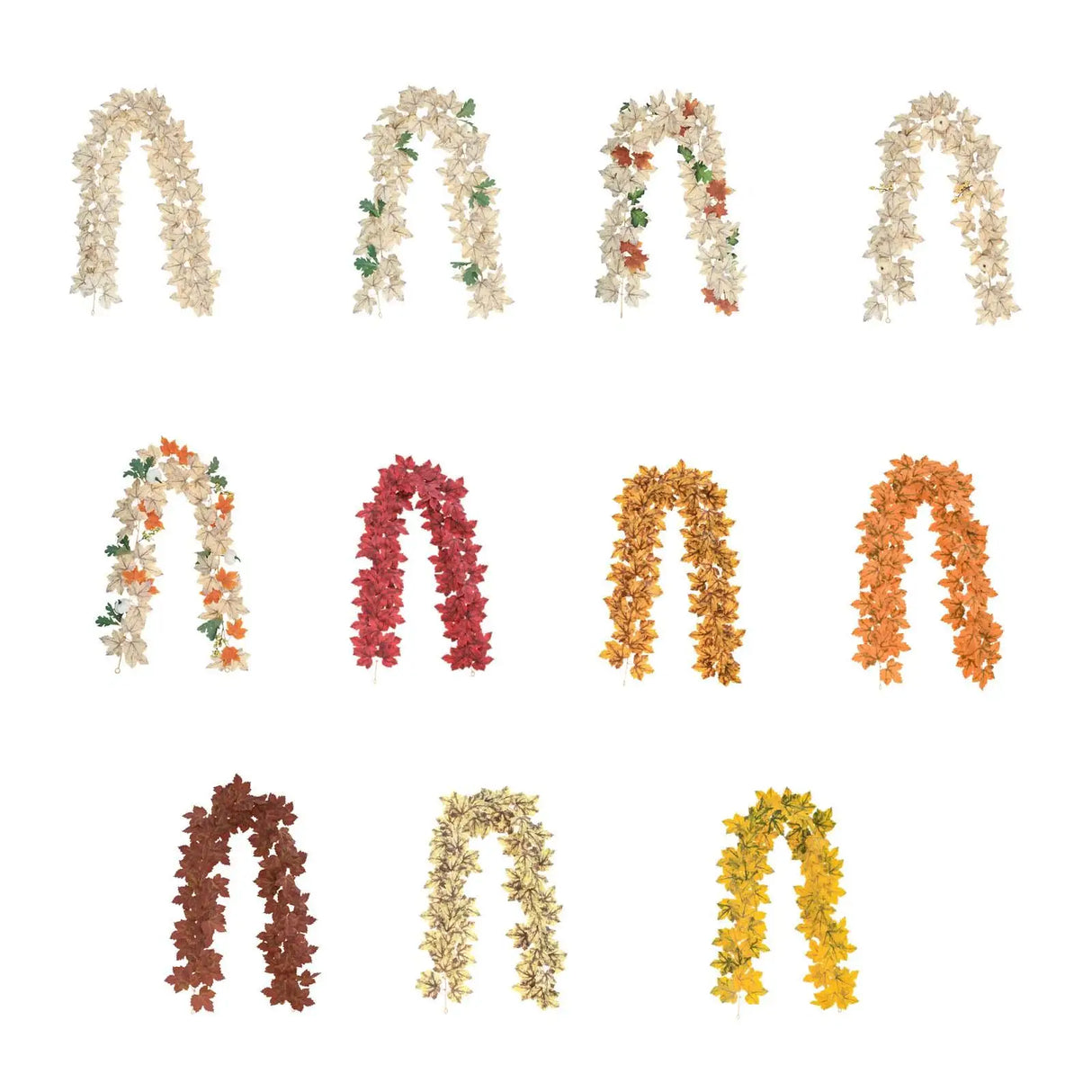 ハロウィンリース|メープルリーフつる 1.75m ホームデコレーション