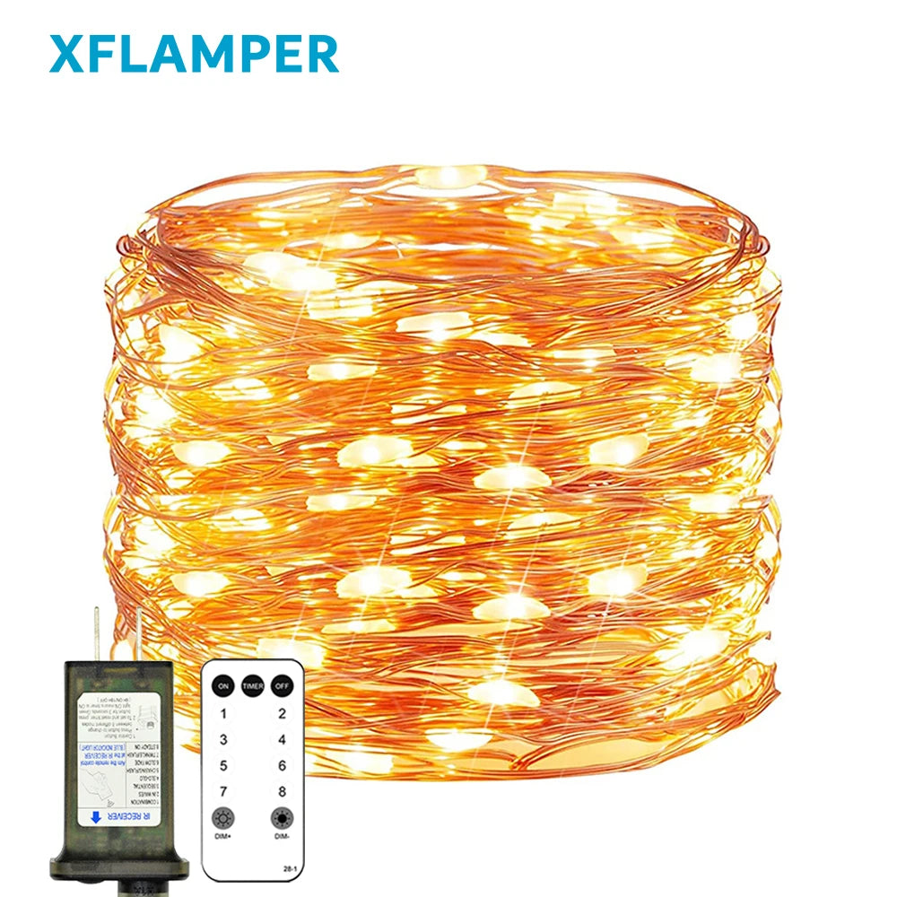 ドレープライト|イベント・クリスマス装飾|LED防水フェアリーライト(50m/100m)