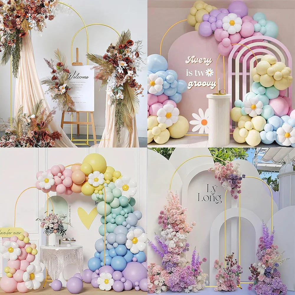 イベント・パーティー装飾 メタル製デコレーションフレーム 5サイズ 大小様々