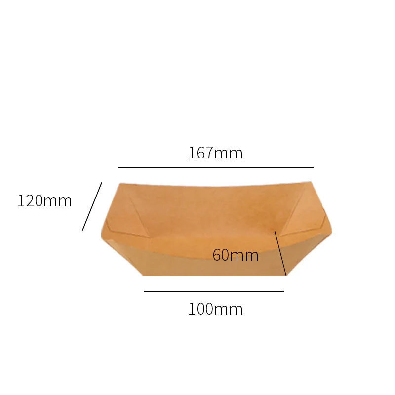 |イベント・ノベルティ用品 | 電子レンジ可 クラフト紙トレイセット |S/M/Lサイズ