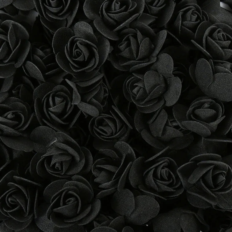 パーティー装飾・クラフト用|造花ローズフラワーパーツセット(50/100/200個)
