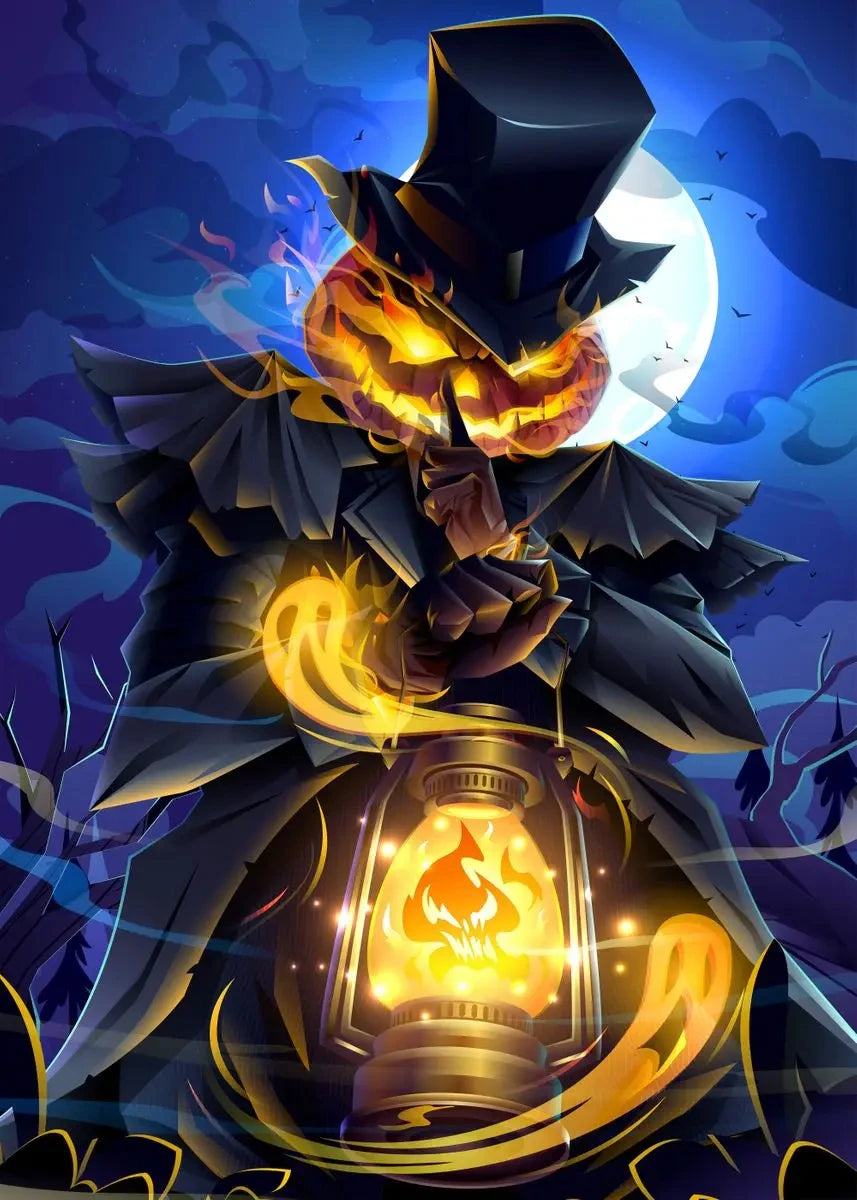 イベント・ハロウィングッズ|ネオンパンプキンキャンバスアート