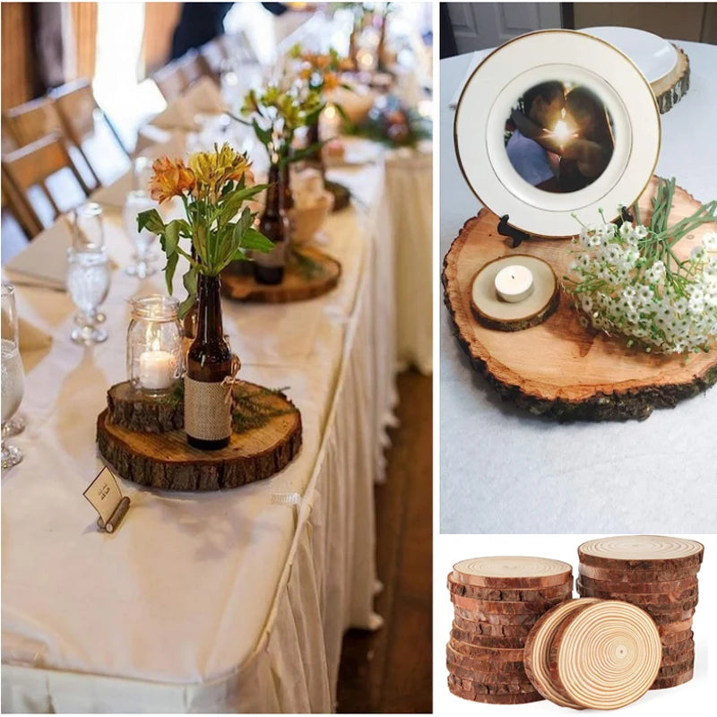 厚さ3~20cm・天然松材・丸型・未完成