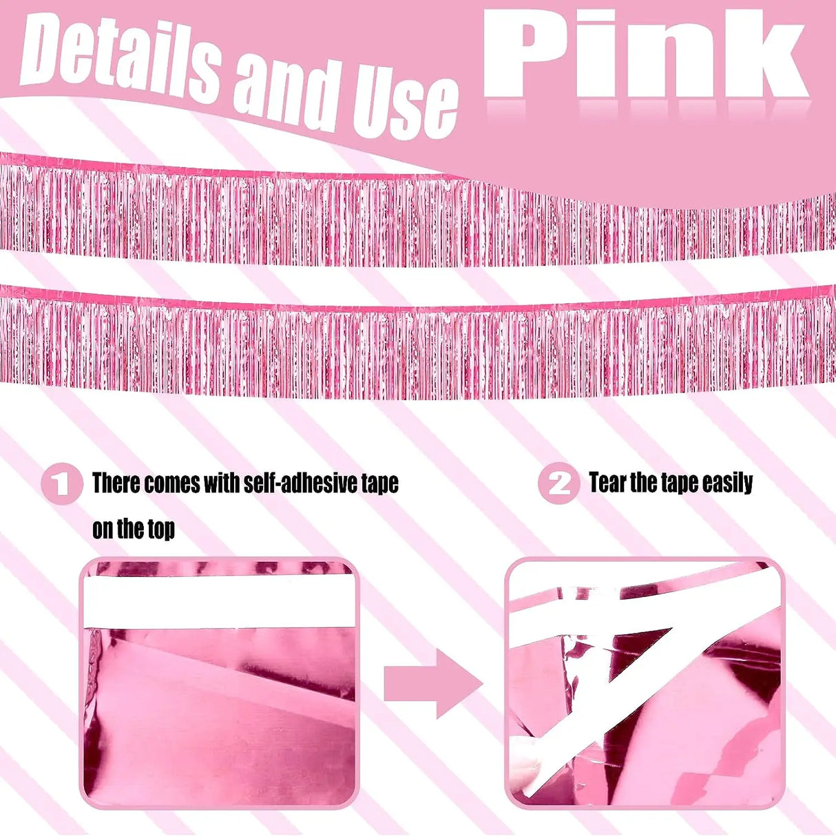 クリスマスガーランド|イベント・クリスマス装飾| ホイルフリンジガーランド 30x300cm