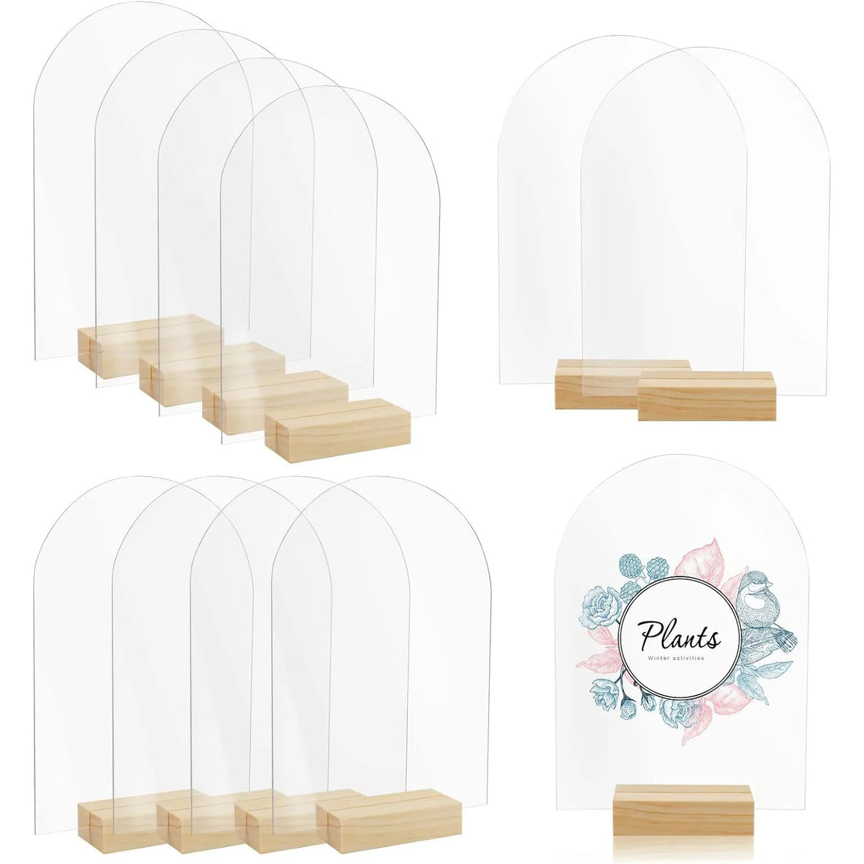 イベント・結婚式装飾|フロストアーチ型アクリルウェディングサイン