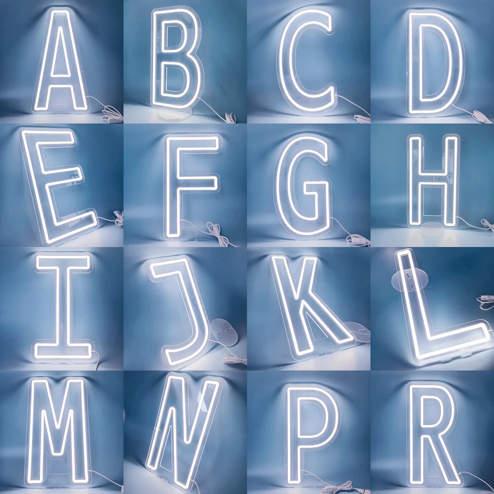 アルファベット型LEDライト USB電源タイプ