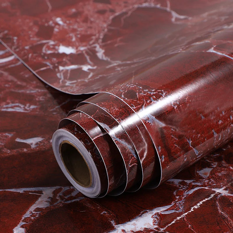 DIY用 大理石タイル風 ステッカー 40c幅 1M/3M/5M/10M 防水性・消臭性