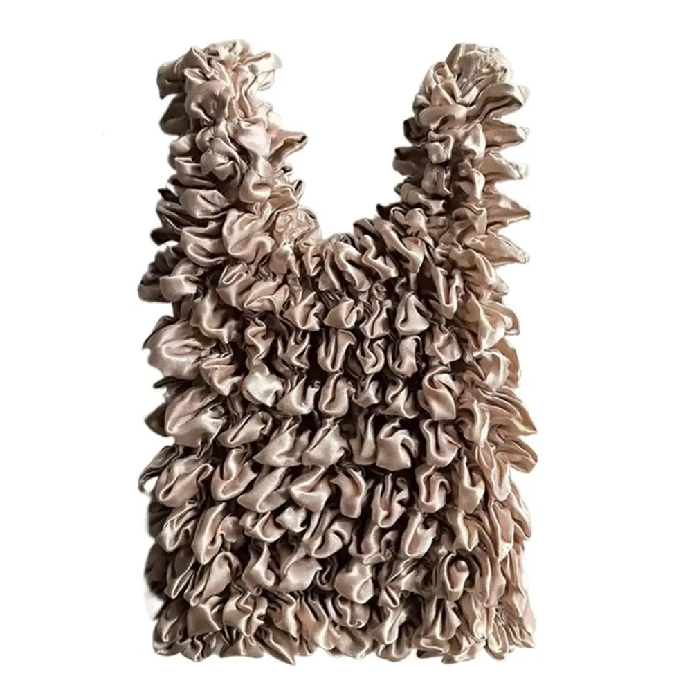 |ノベルティ用品 | 人気!シャーリング素材ショルダーバッグ | 10×17cm