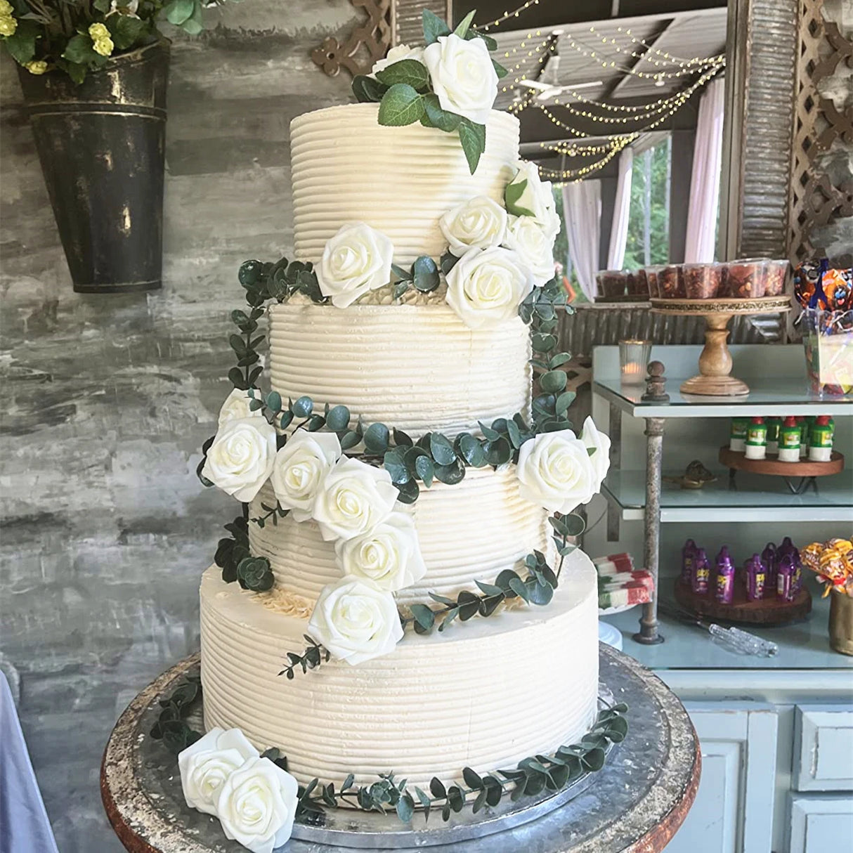 イベント・インテリア装飾|フェイクグリーン ユーカリ10本セット(38cm )