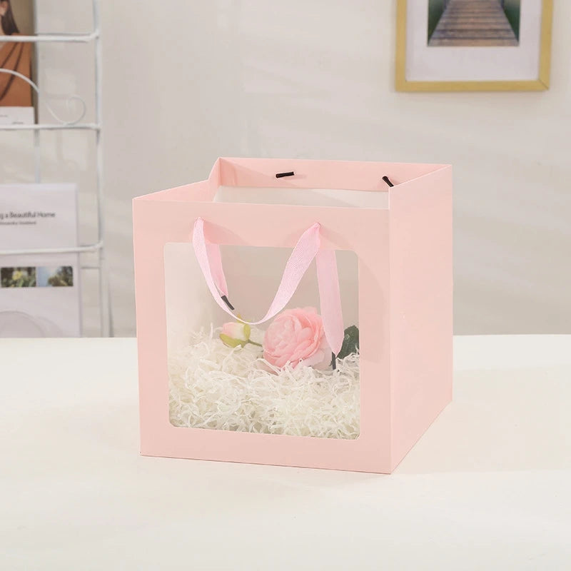 |ノベルティ用品 | 透明窓付きギフトバッグ | S/ M/ L