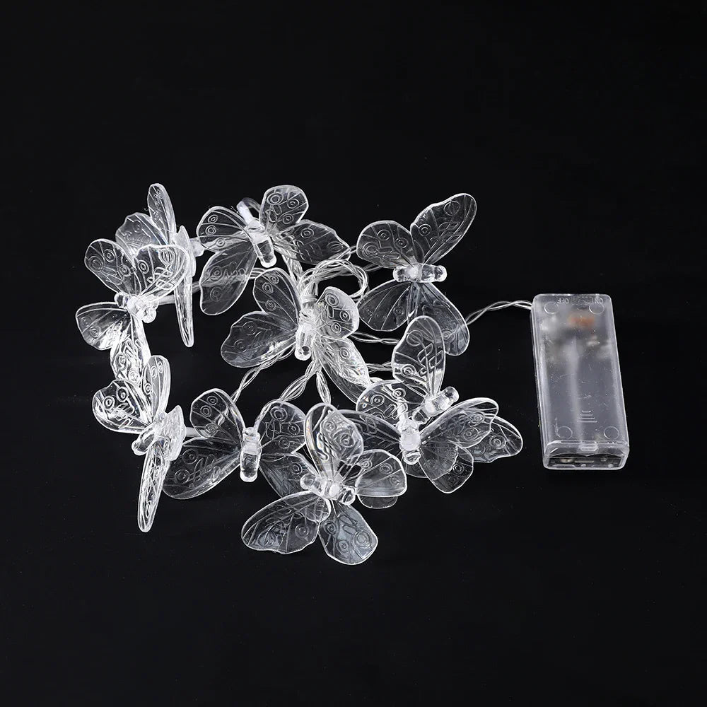 パーティー・インテリア用装飾 バタフライLEDライト 蝶モチーフ 華やか