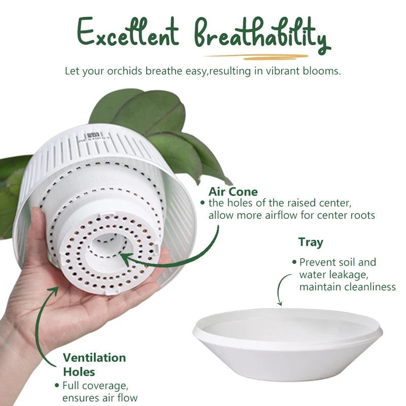 メッシュポット・オーキッドポット・穴付き・5インチ