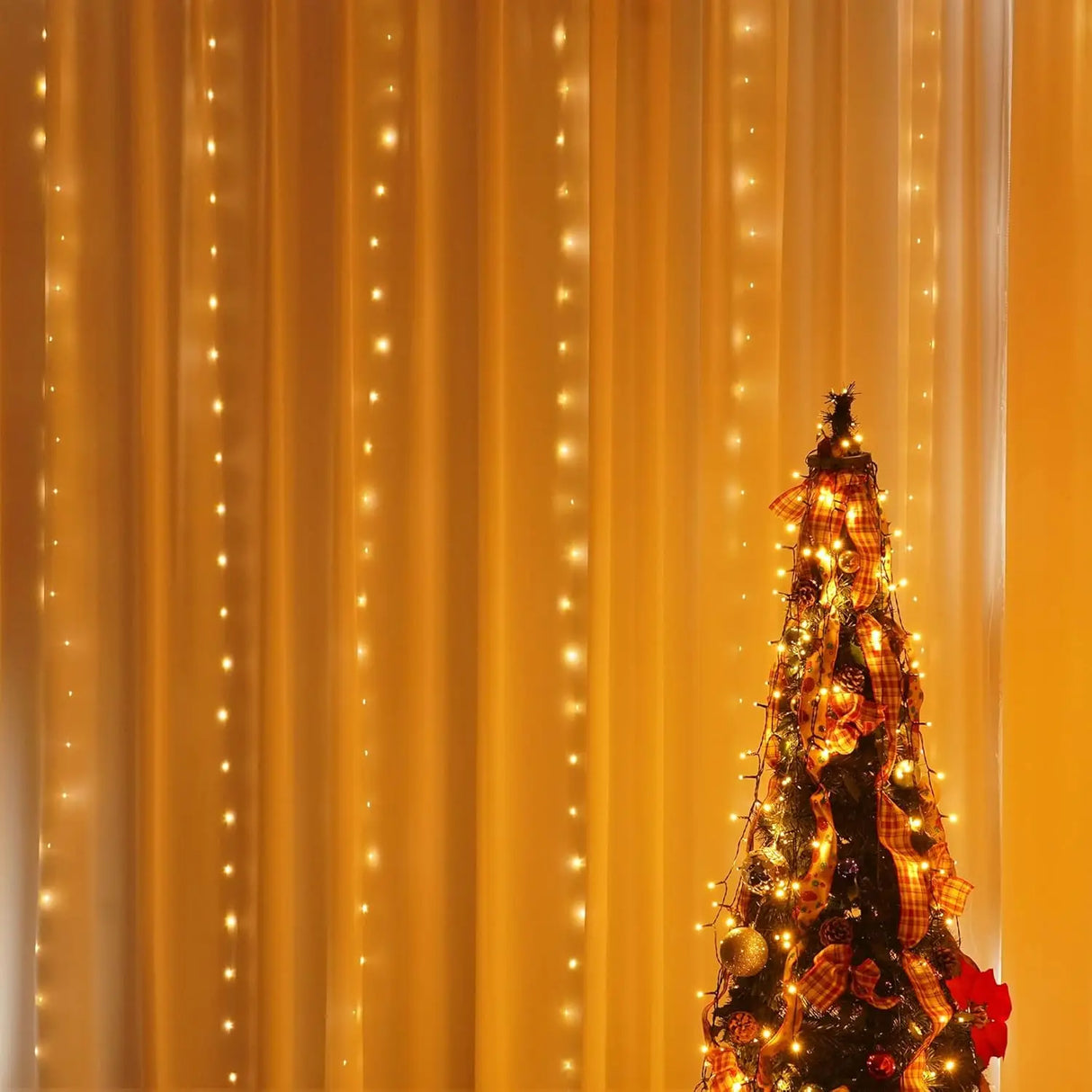 カーテンライト|イベント・パーティー装飾|LED防水カーテンライト(幅3M)