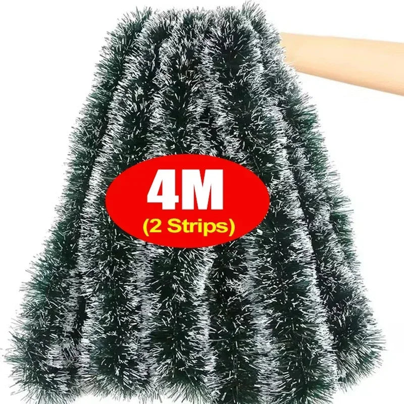 イベント・クリスマス装飾|ティンセルリボンガーランド