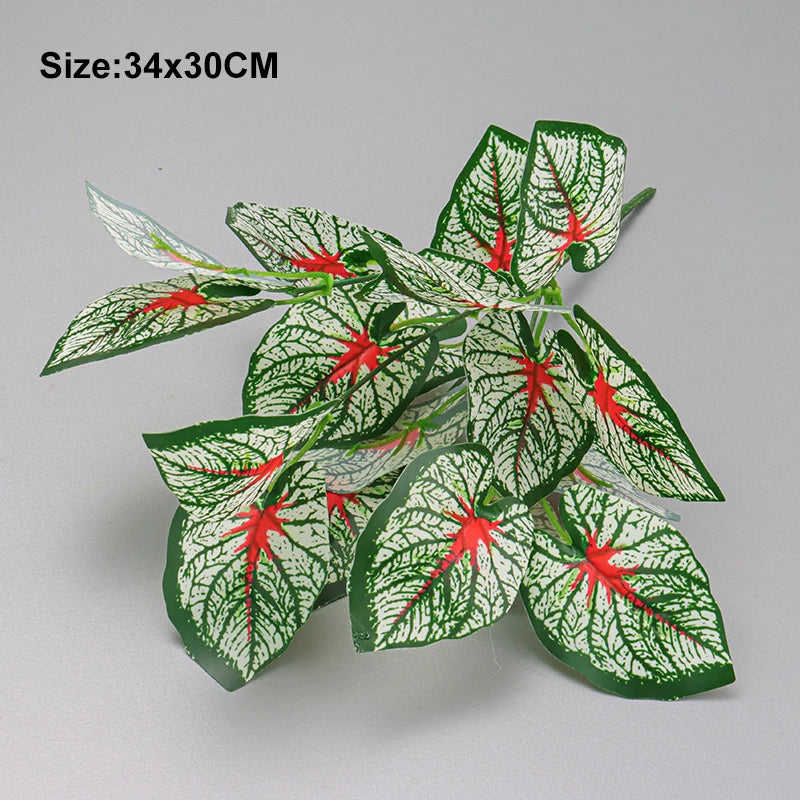 人工植物・ヤシの葉・背景・アクセサリー