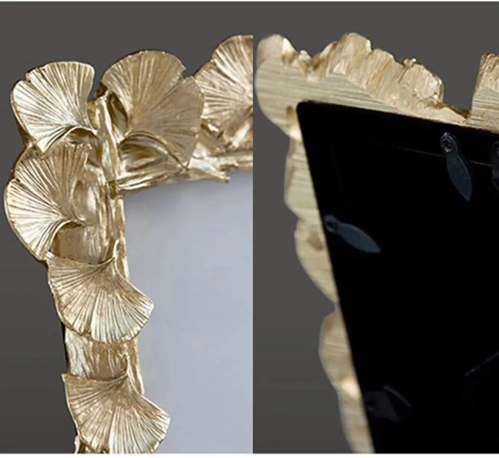 結婚式・インテリア装飾|エレガントな金色イチョウのフォトフレーム