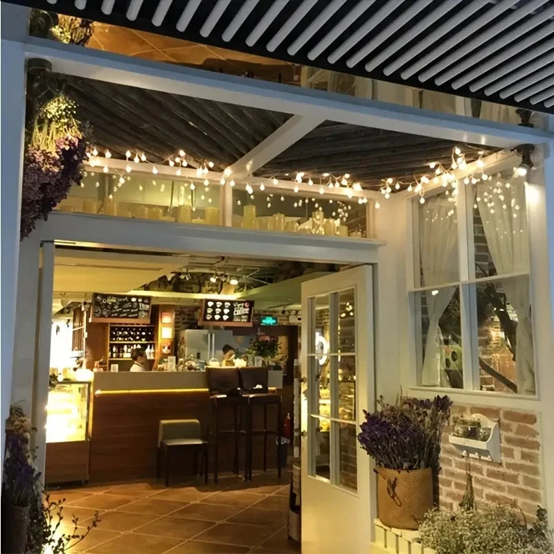 ドレープライト|イベント・パーティー装飾|LEDタンポポ型ストリングライト(1.5m/3m/6m)