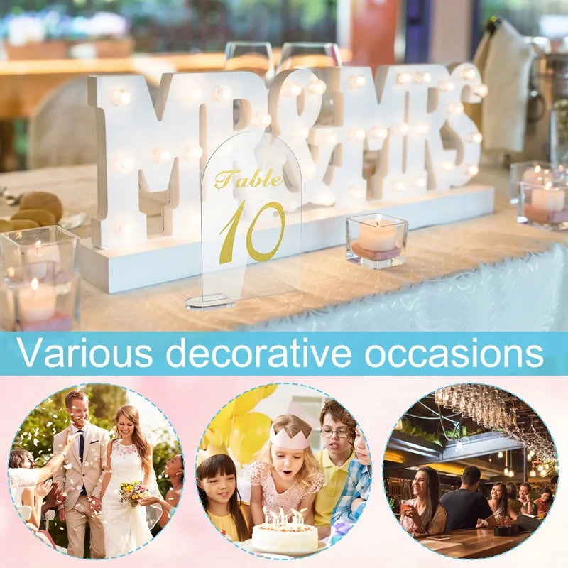 イベント・結婚式装飾|アクリルサインアーチ スタンド付き ネームタグ