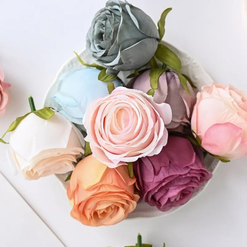 パーティー・インテリア装飾|シルク製造花ローズ50個セット