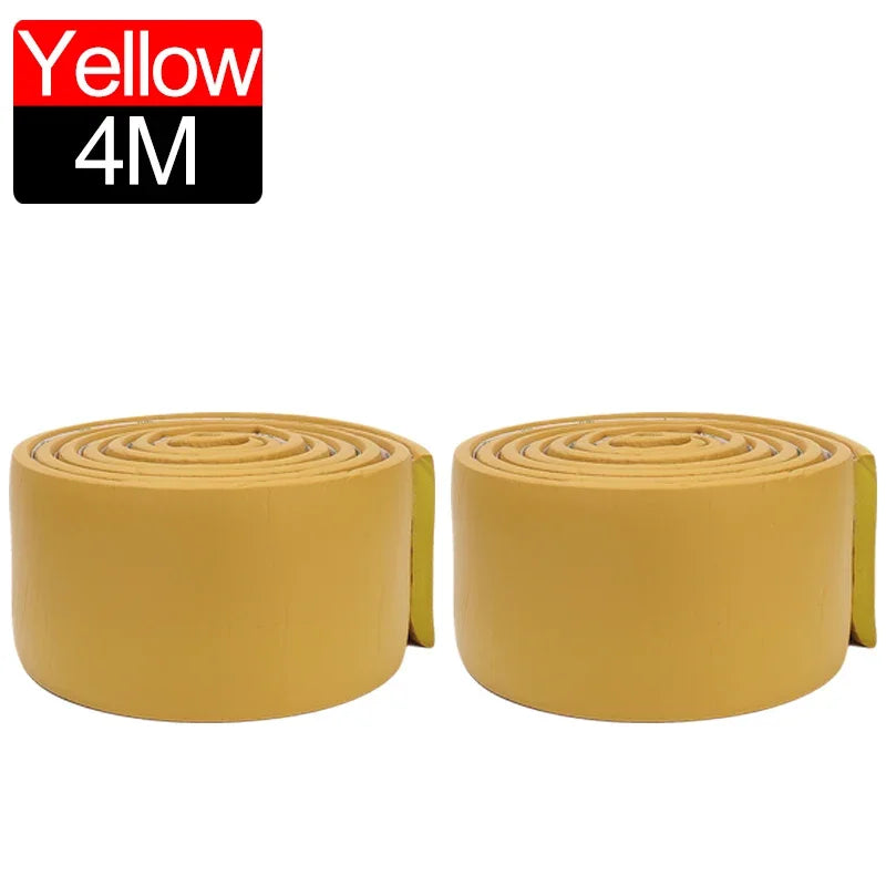 壁面衝撃吸収 幅木風粘着ボーダーシート 幅8㎝x200㎝ 厚さ10㎜