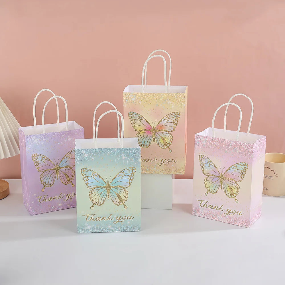 |イベント・ノベルティ用品 | バタフライ柄ギフトバッグ | W15×H21×D8c