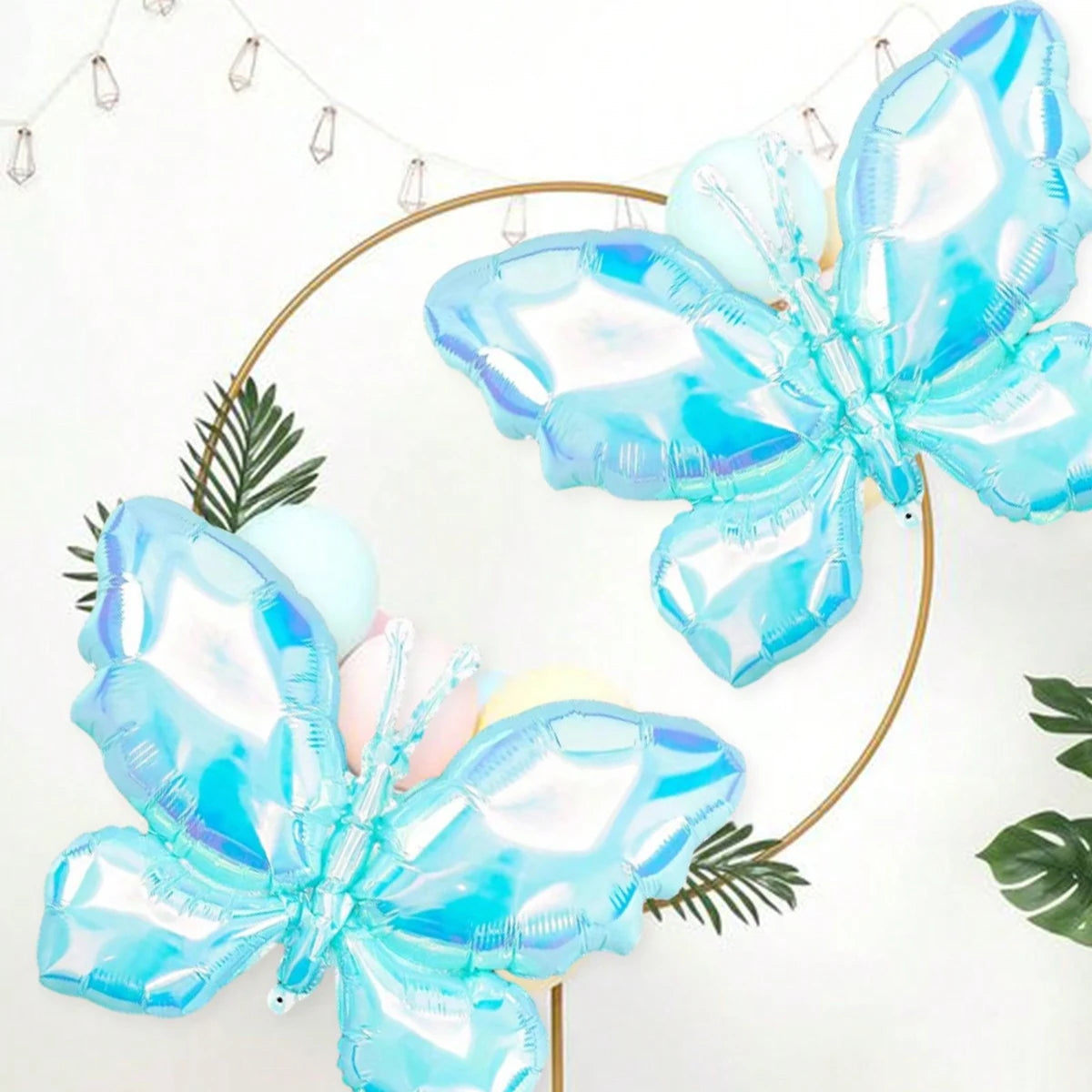 蝶モチーフのパーティーバルーン2個セット