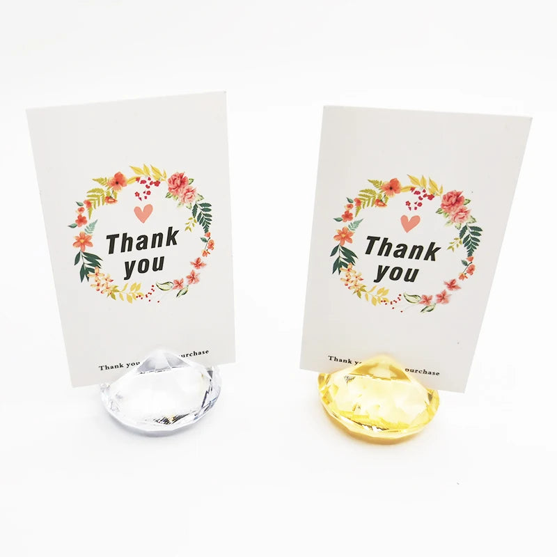 イベント・結婚式装飾|ダイヤモンドアクリルカードホルダー10/20個セット