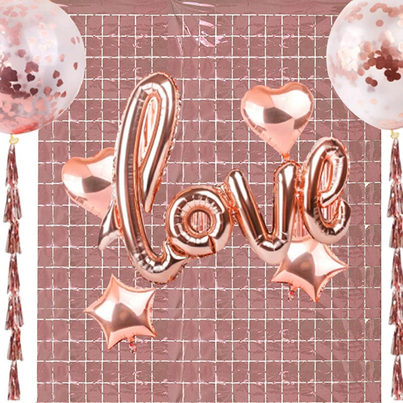 パーティー・インテリア装飾 キラキラ!ミラーボール風カーテン 単品 光反射