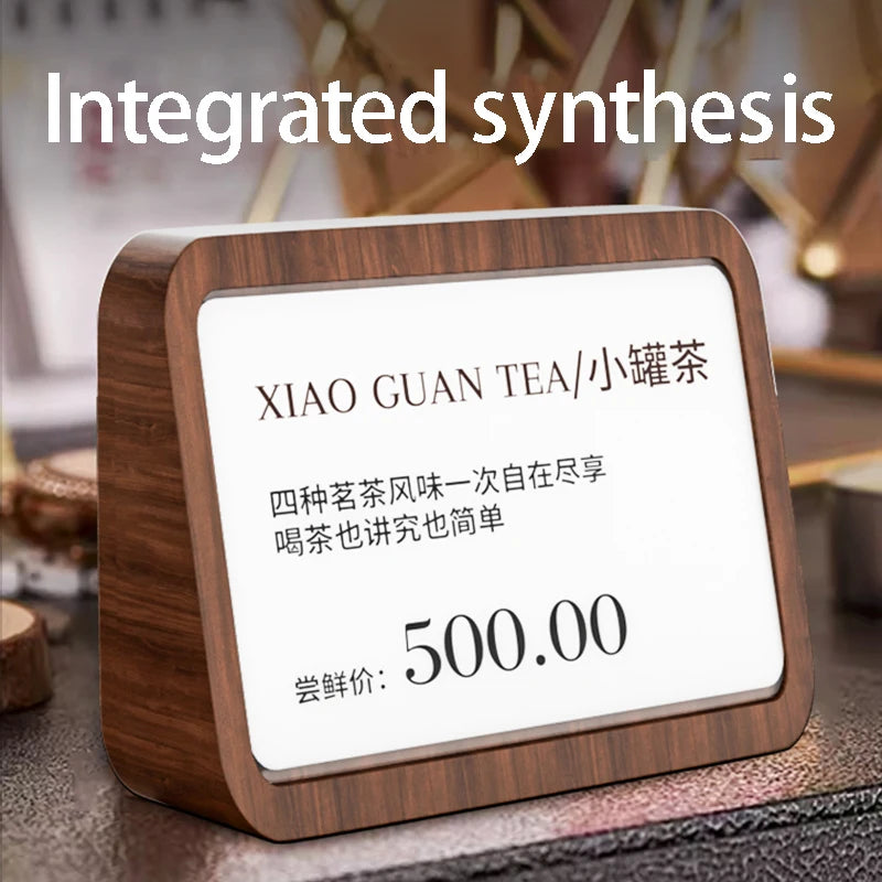 無垢材縦型カードホルダーディスプレイ