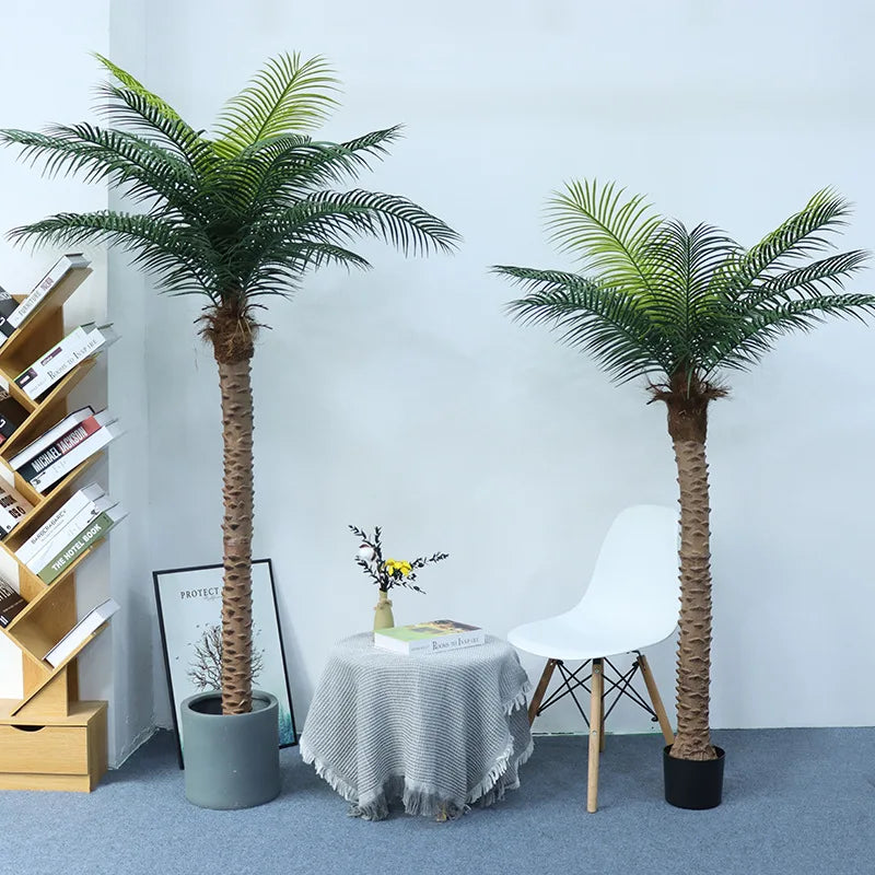 大型人工ココナッツツリーフェイクヤシ(屋外・屋内装飾用)ハワイアンシミュレーションプラント