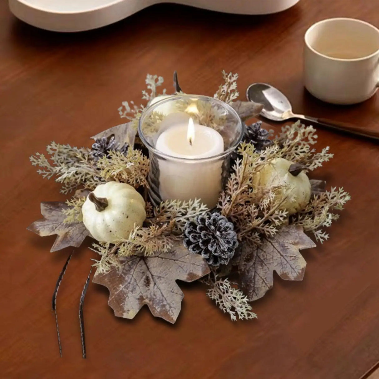 イベント・ハロウィングッズ|パンプキンキャンドルリース