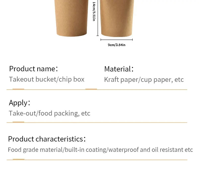 |イベント・ノベルティ用品 | 電子レンジ可 耐油クラフト紙フードBOX | 100/550/700ml
