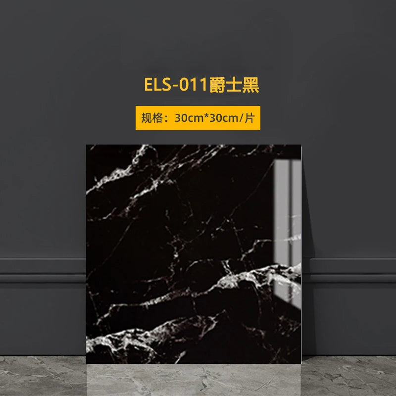 DIY用 大理石タイル風 ステッカー 10枚入 おしゃれな大理石柄