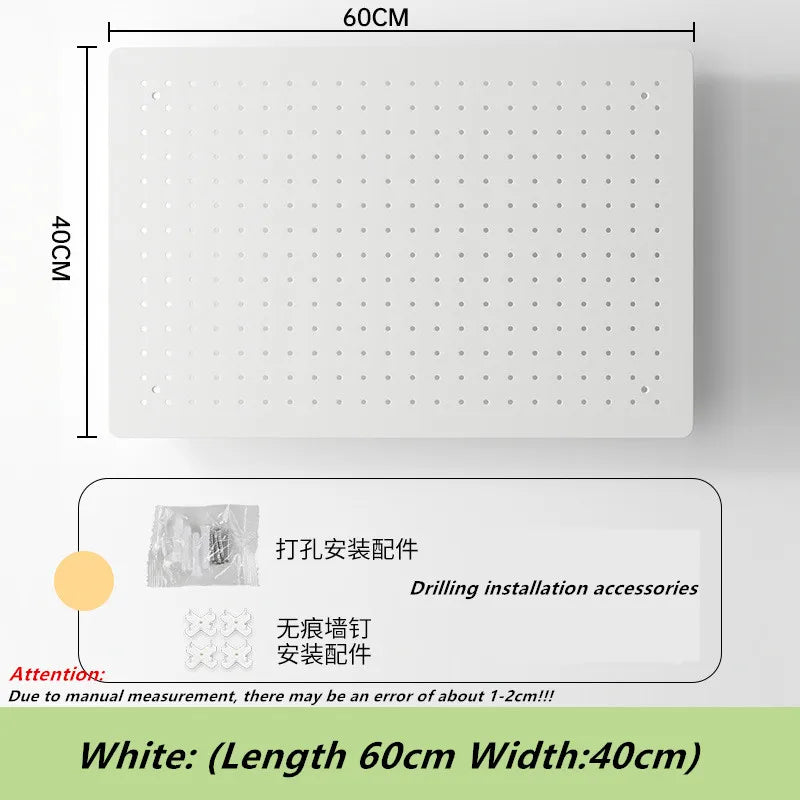 多機能メタルペグボード収納ラック