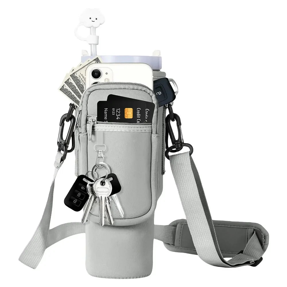 |イベント・ノベルティ用品 | 調節可能ショルダー 多機能ボトルフォルダー