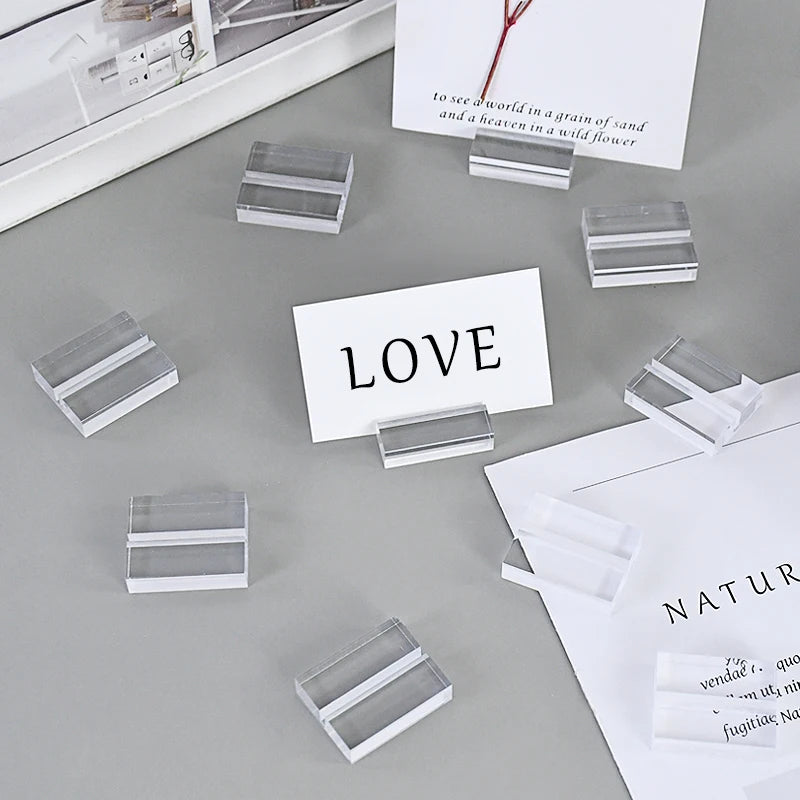 イベント・結婚式装飾|アクリルスタンド カードホルダー 10個セット