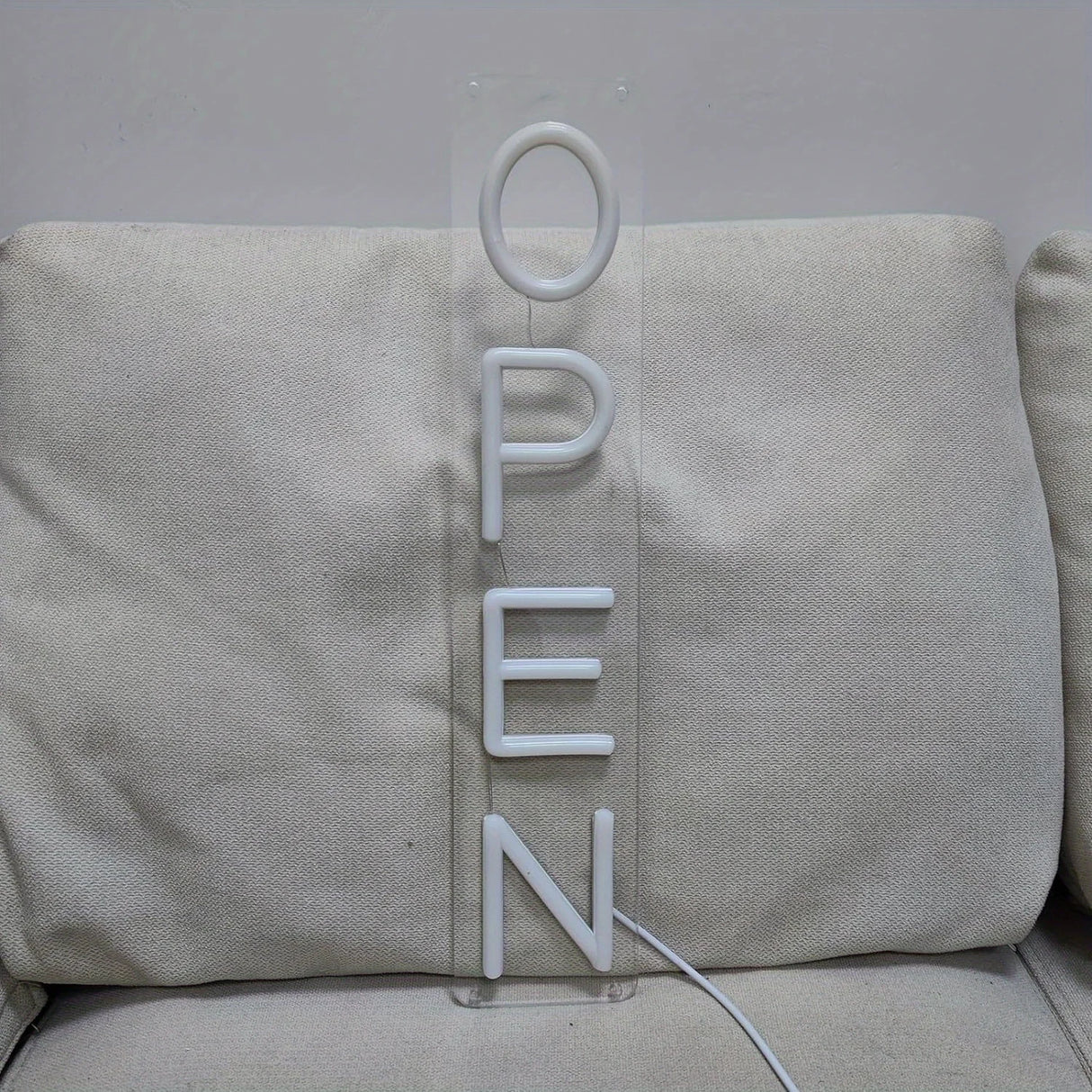 OPEN 縦LEDネオンサイン(ネオン看板)