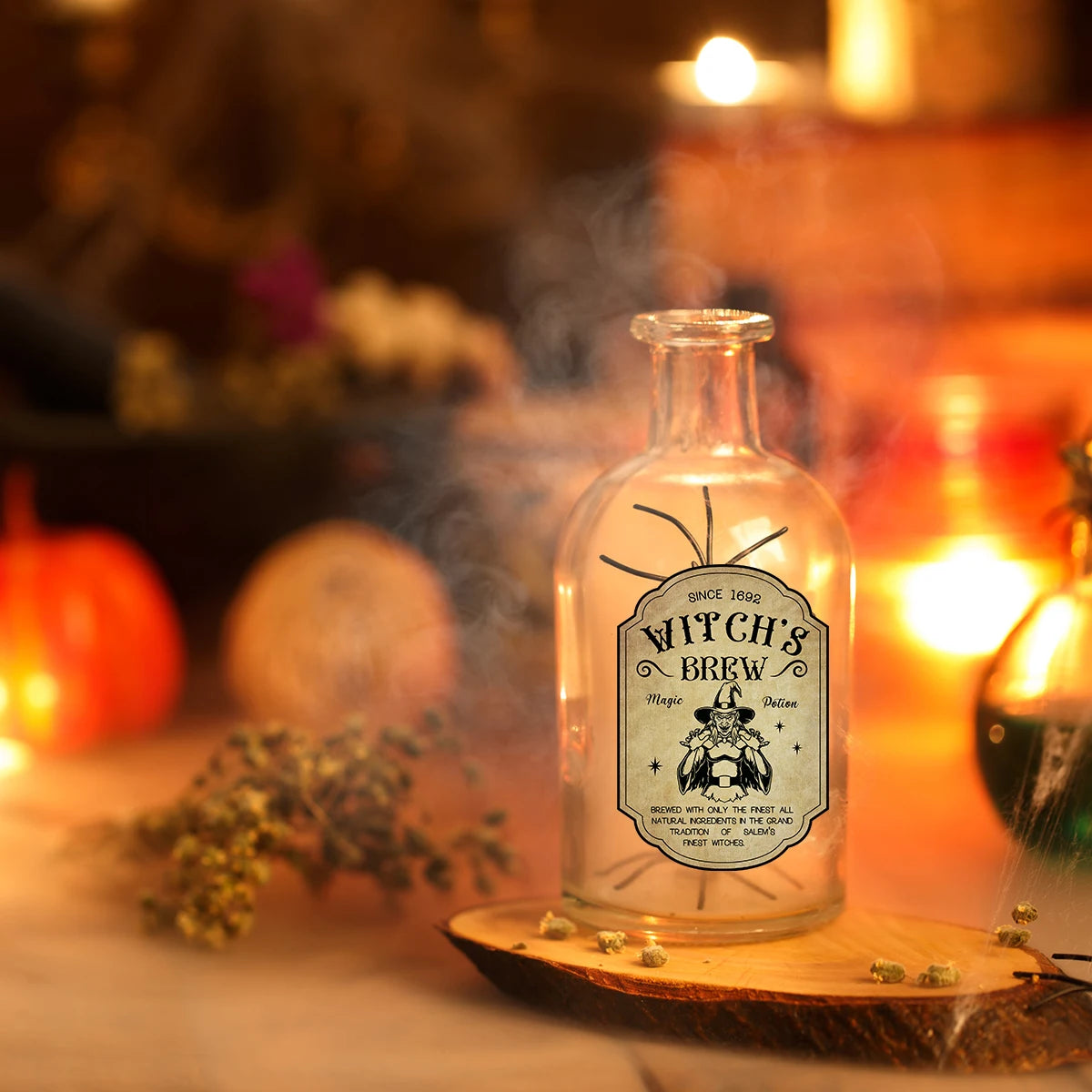 イベント・ハロウィングッズ|ヴィンテージ風ワインボトルラベルセット