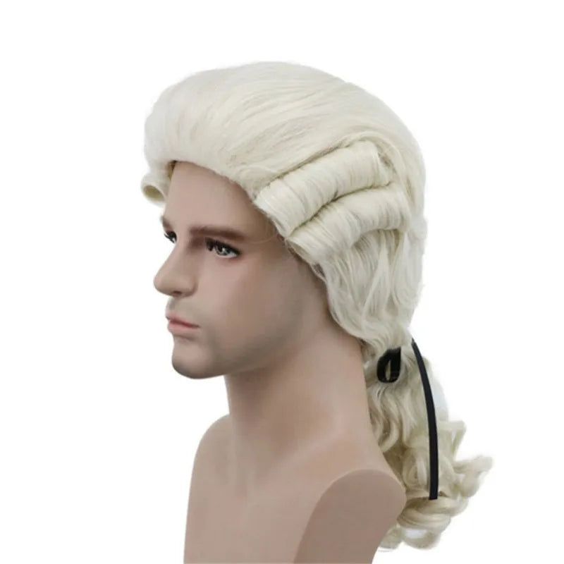 イベント・ハロウィングッズ |バロック裁判官コスプレ用 ウィッグセット