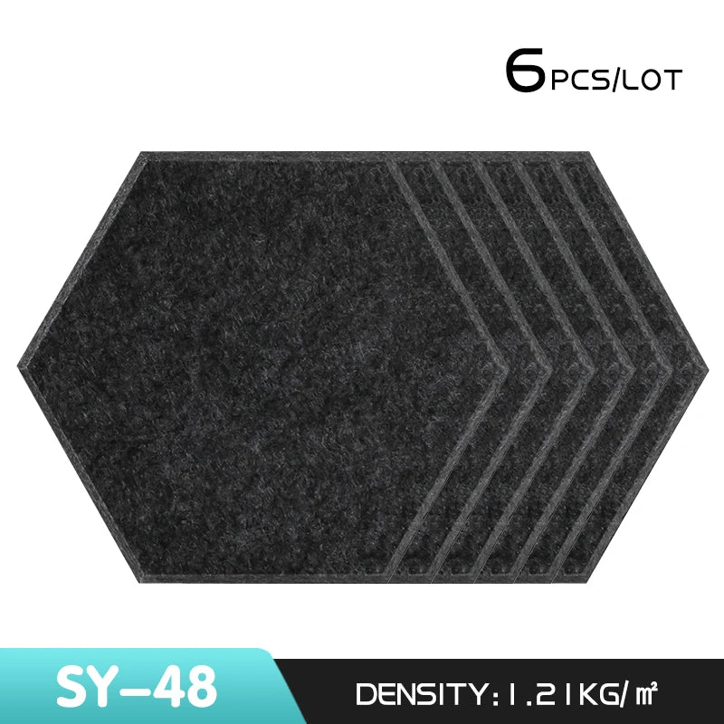 DIY用 3D防音・インテリア用ステッカー 大/小 6pcs カラフル防音タイル