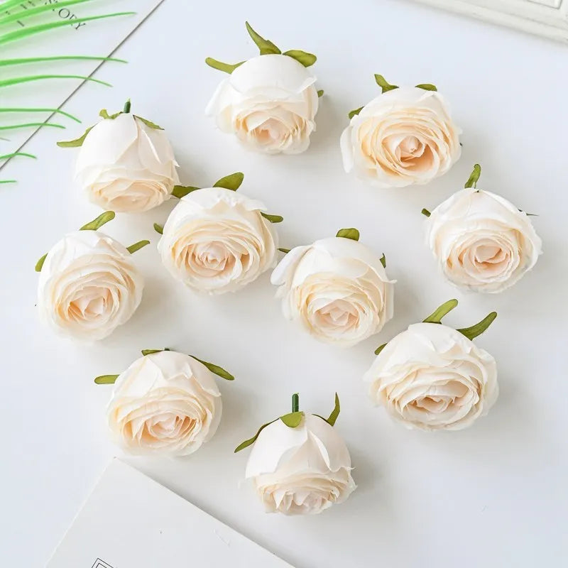 パーティー・インテリア装飾|シルク製造花ローズ50個セット