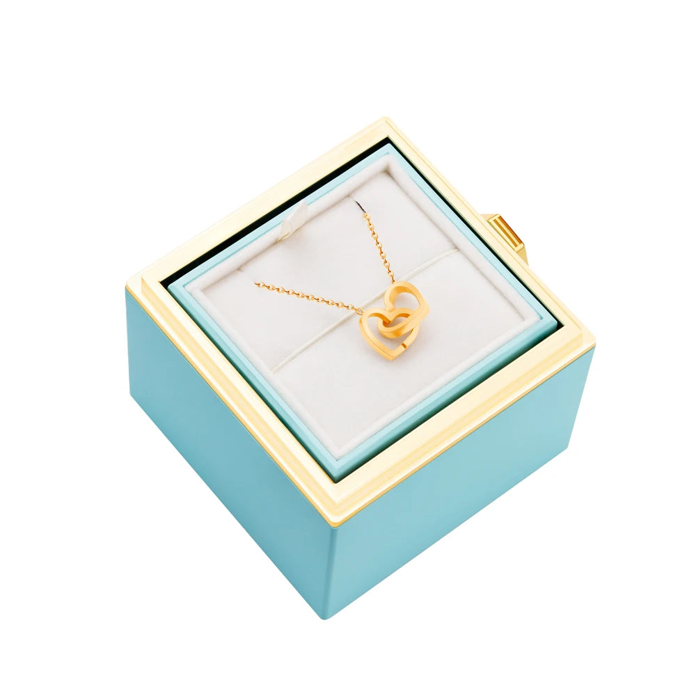 名入れハートペンダントネックレス ギフト用