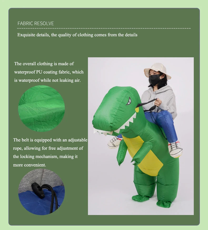 イベント・ハロウィングッズ|恐竜インフレータブルコスチューム 大人子供用