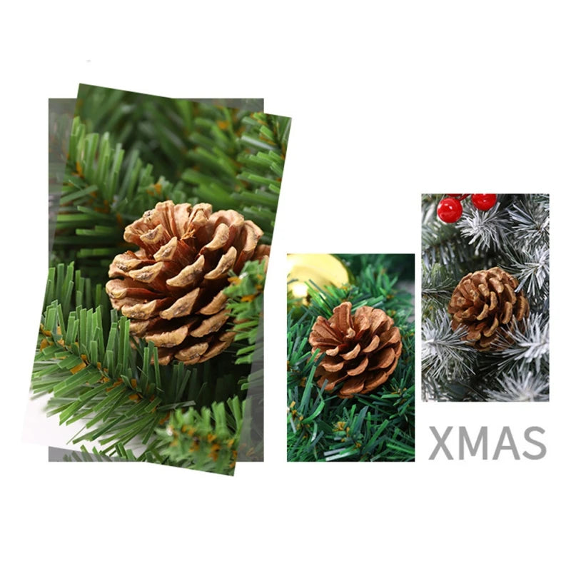 イベント・クリスマス装飾|松ぼっくりリース 壁掛け装飾