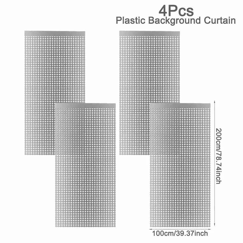 パーティー・インテリア装飾 キラキラ!カーテン ミラーボール風 華やか