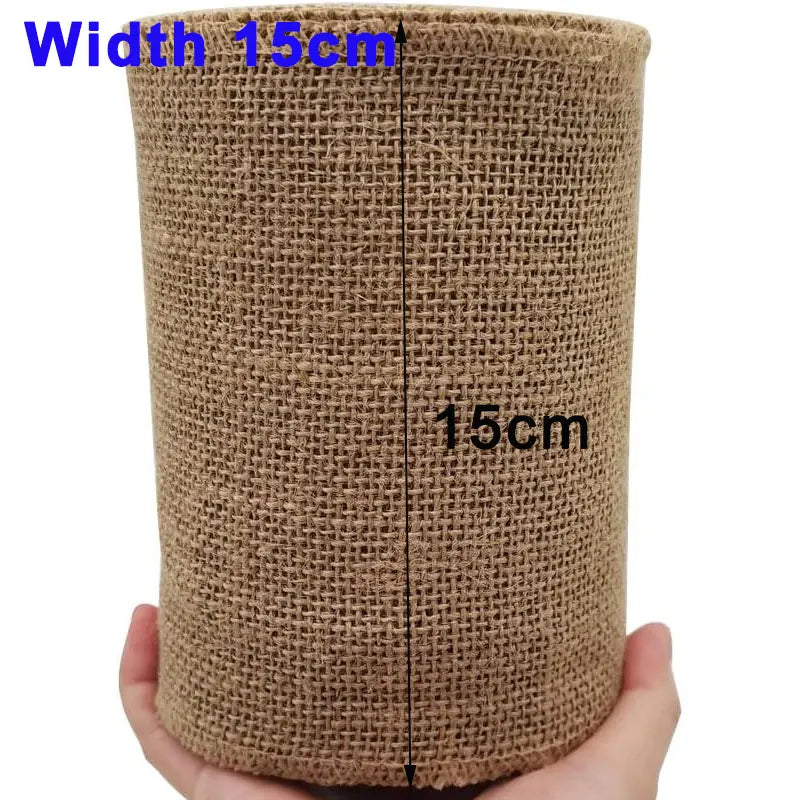 インテリア・パーティ装飾 | 天然麻素材リボン | 1m/2m/5m/10m巻