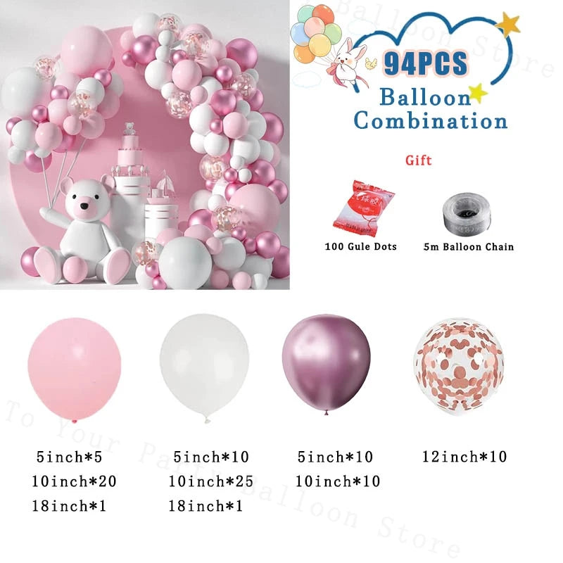 バルーン装飾 カラーバルーンセット 82個~215個入 豊富な数量